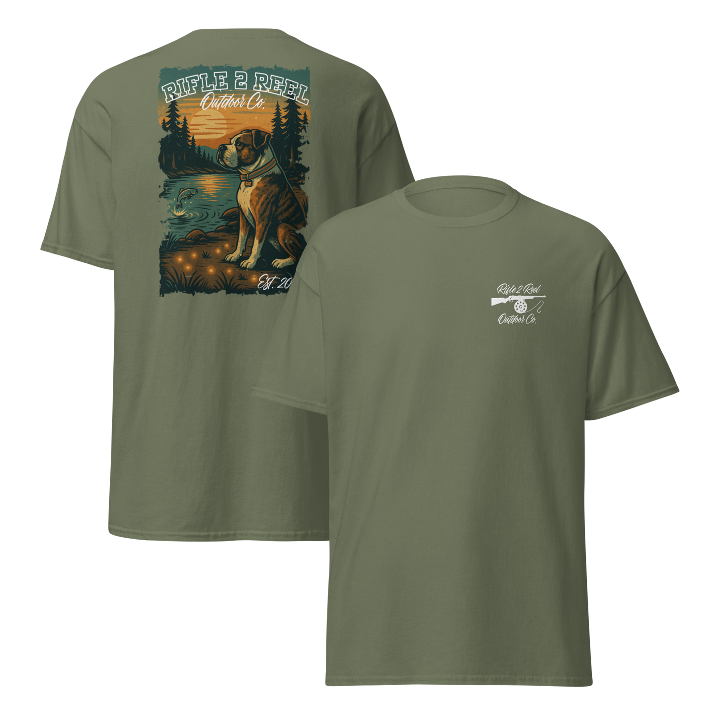 Backwater Bonds - Rifle 2 Reel Outdoor Co. T-Shirt
