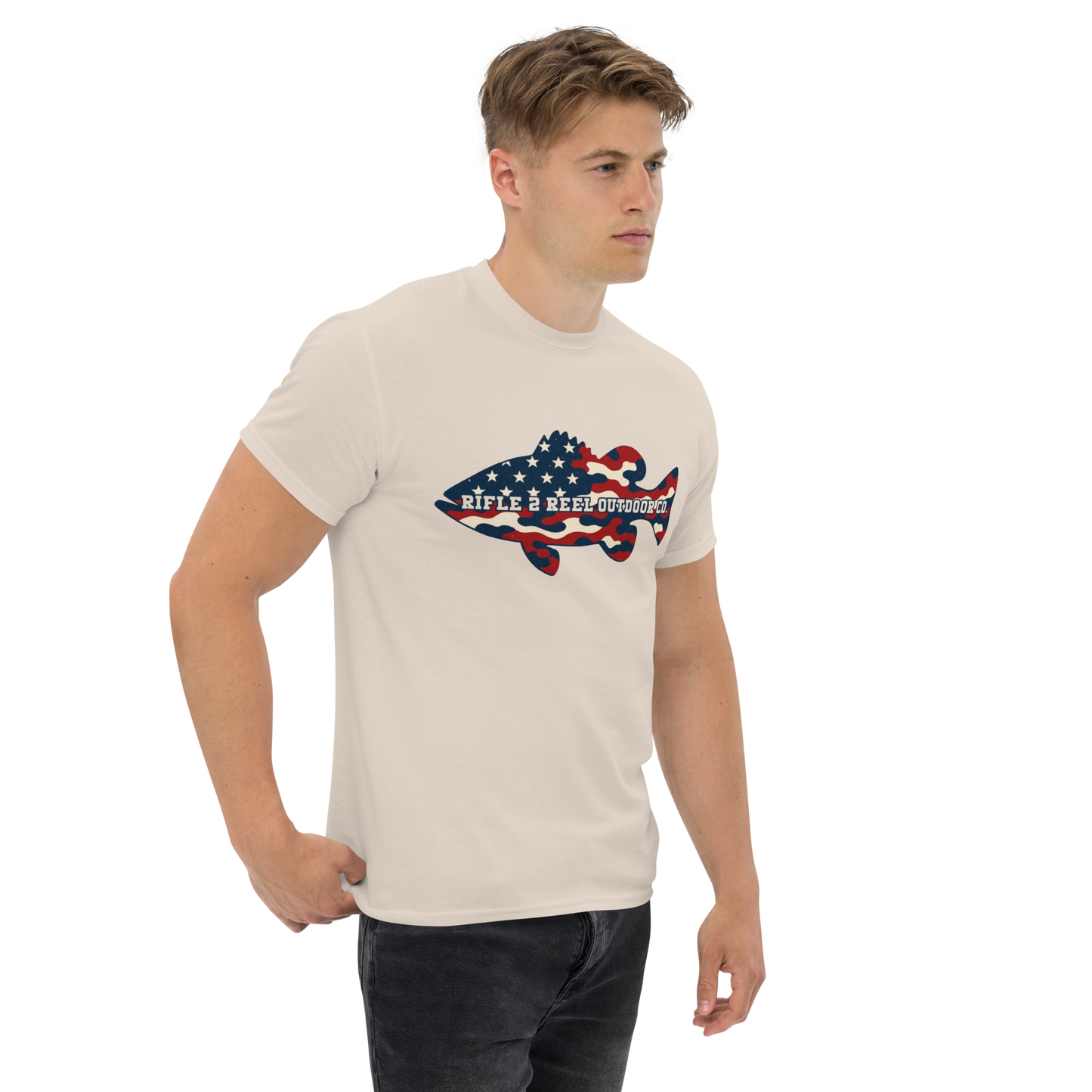 "Merica AF" Bass Tee – Rifle 2 Reel Outdoor Co.