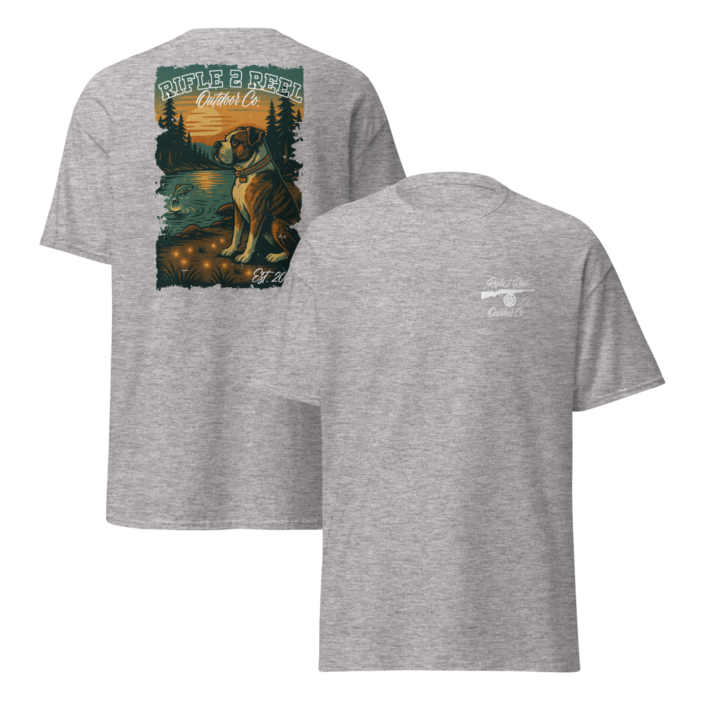 Backwater Bonds - Rifle 2 Reel Outdoor Co. T-Shirt