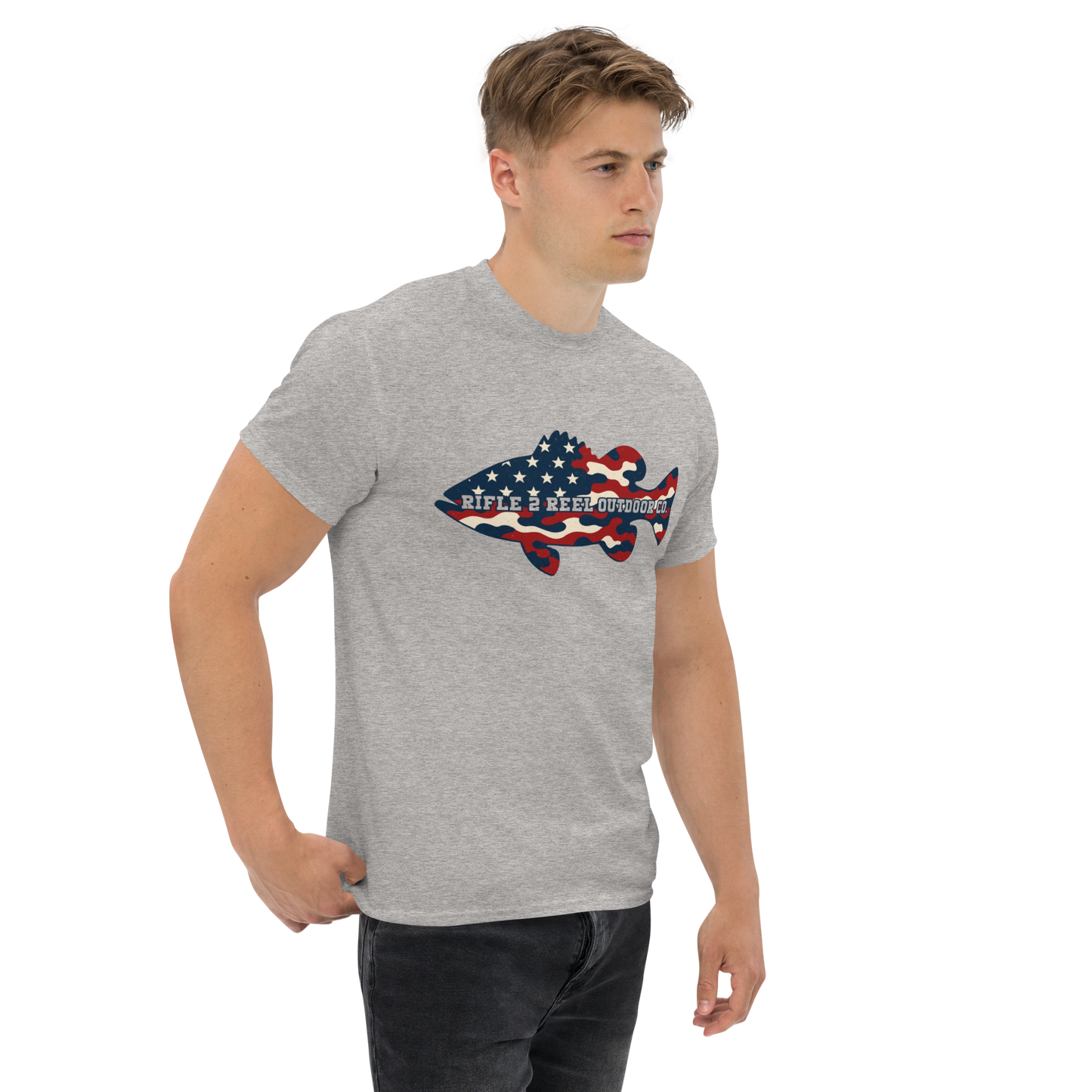 "Merica AF" Bass Tee – Rifle 2 Reel Outdoor Co.
